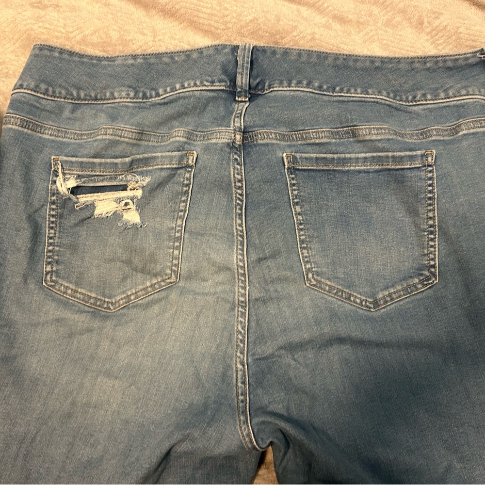 Torrid ripped jeans